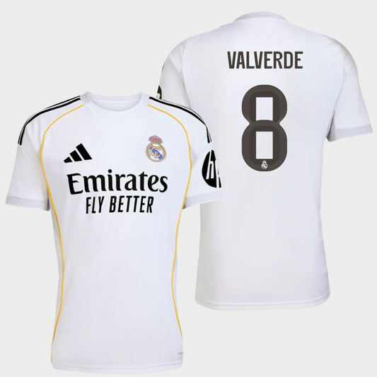Real Madrid 2025/26 local aficionado Valverde 8