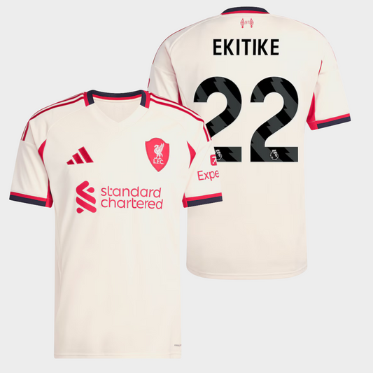 Liverpool 2025/26 visitante aficionado Ekitike 22