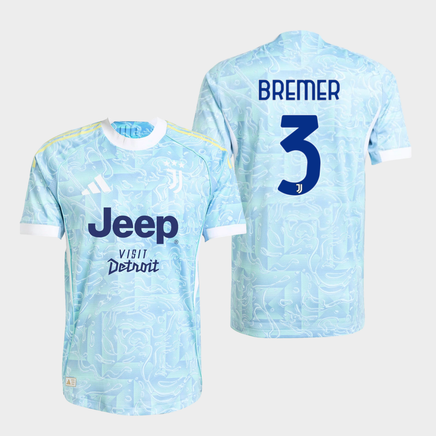 Juventus 2025/26 visitante auténtica Bremer 3