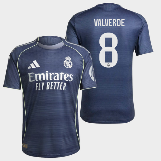 Real Madrid 2025/26 visitante auténtica Valverde 8