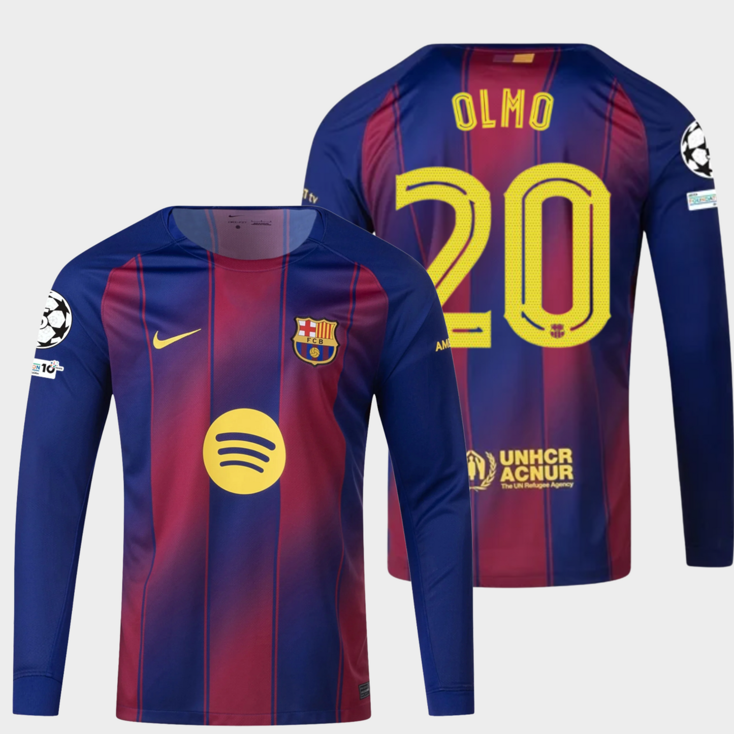 Barcelona 2025/26 local manga larga aficionado Olmo 20