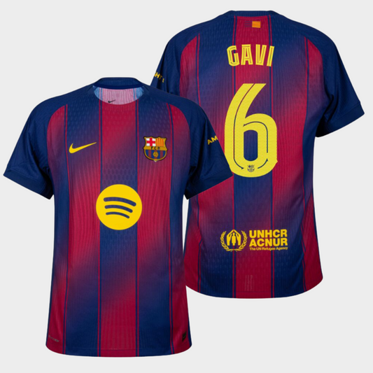 Barcelona 2025/26 local auténtica Gavi 6