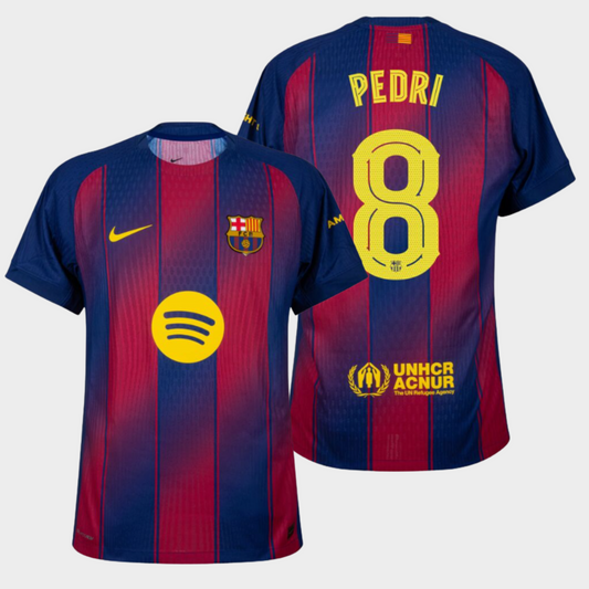 Barcelona 2025/26 local auténtica Pedri 8