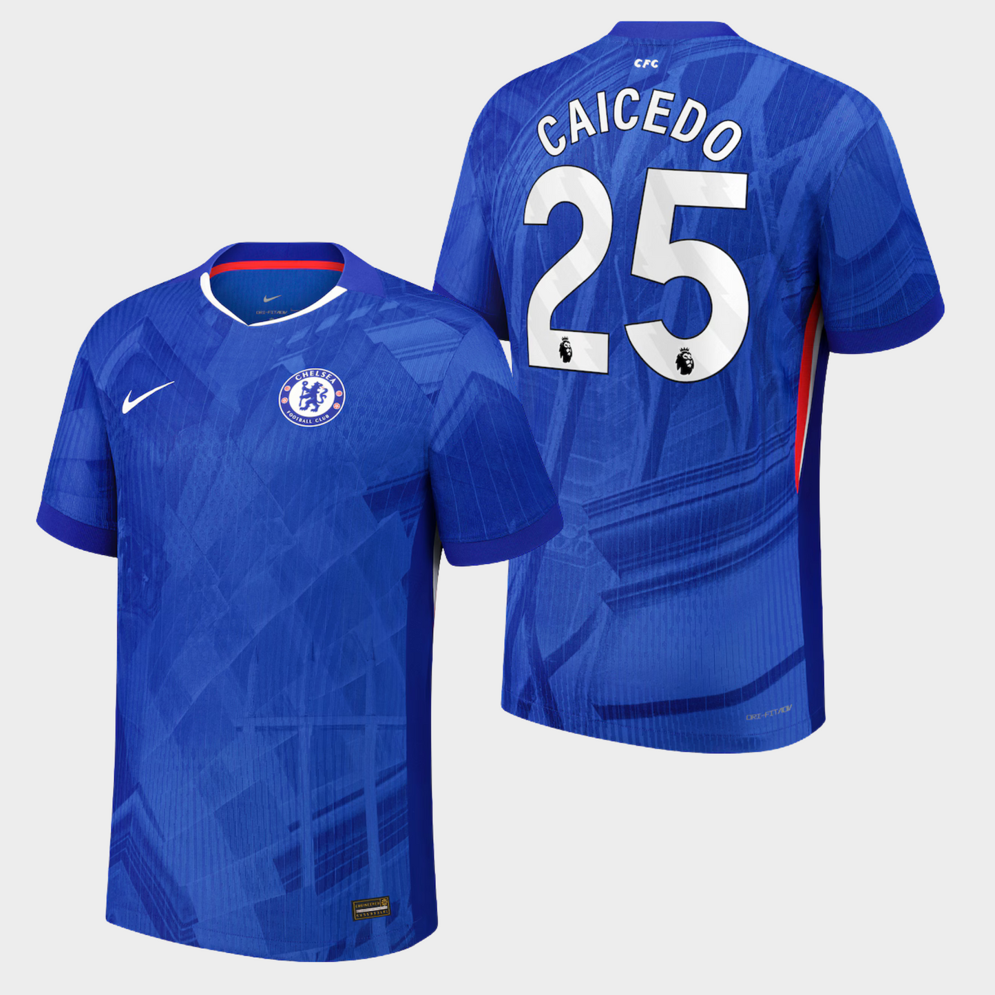 Chelsea 2025/26 local auténtica Caicedo 25