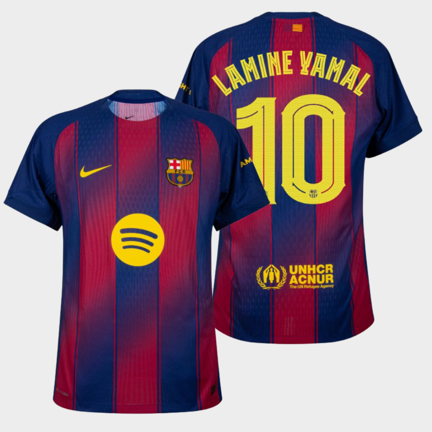 Barcelona 2025/26 local auténtica Lamine Yamal 10
