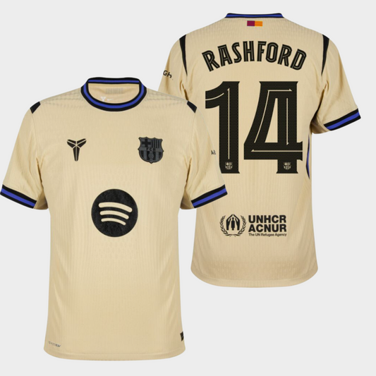 Barcelona 2025/26 visitante auténtica Rashford 14