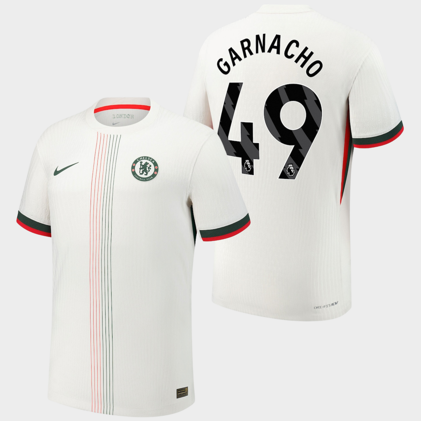 Chelsea 2025/26 visitante auténtica Garnacho 49