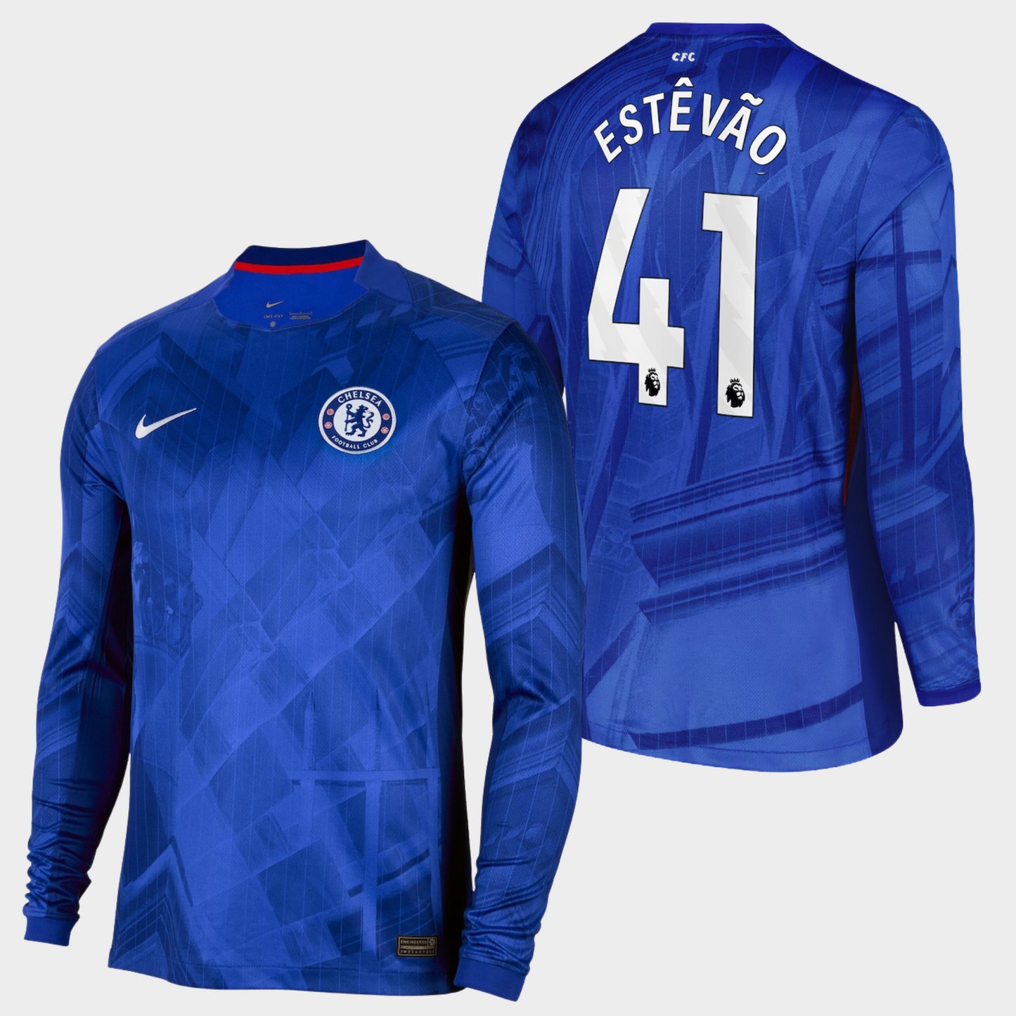 Chelsea 2025/26 local manga larga aficionado Estêvão 41