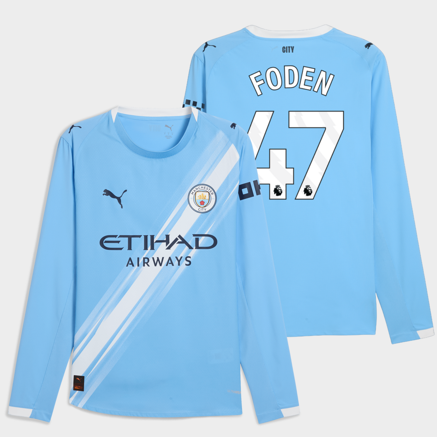 Manchester City 2025/26 local manga larga auténtica Foden 47