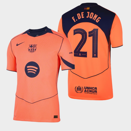 Barcelona 2025/26 alternativa auténtica F. de Jong 21