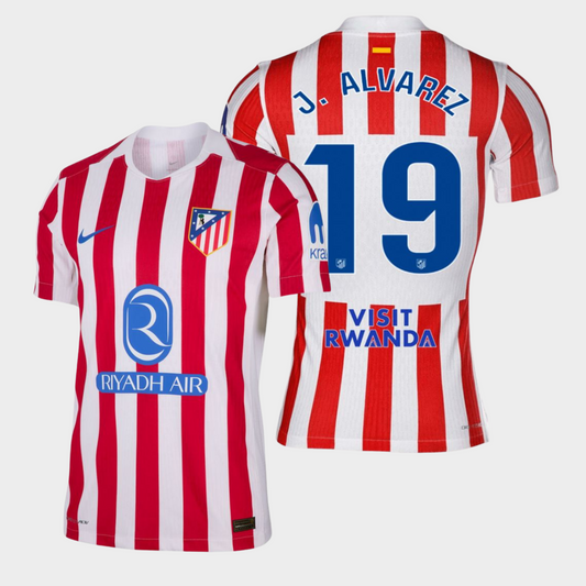 Atlético Madrid 2025/26 local auténtica J. Alvarez 19