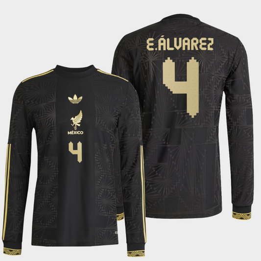 México 2025 local manga larga auténtica E. Álvarez 4