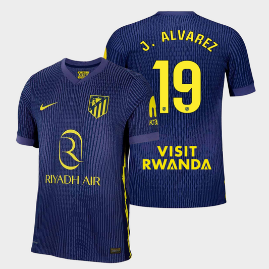 Atlético Madrid 2025/26 visitante auténtica J. Alvarez 19