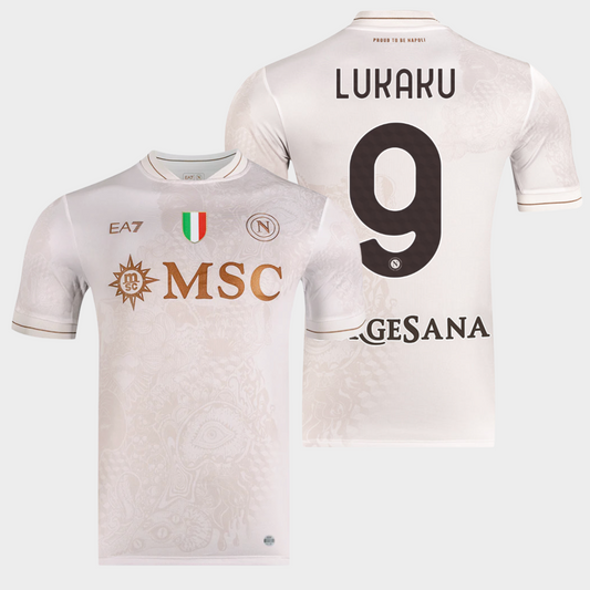 Napoli 2025/26 visitante auténtica Lukaku 9