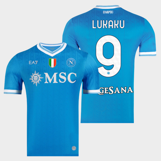 Napoli 2025/26 local auténtica Lukaku 9