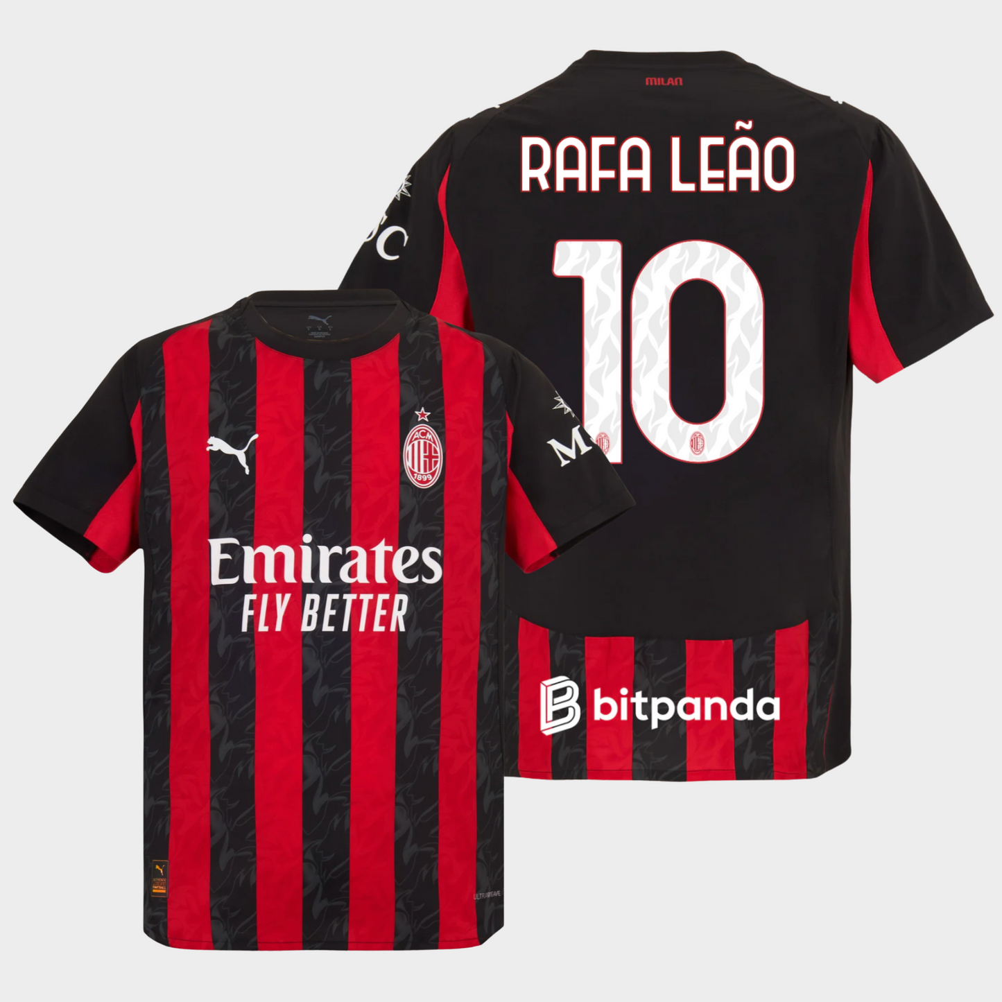 AC Milan 2025/26 local auténtica Rafa Leão 10
