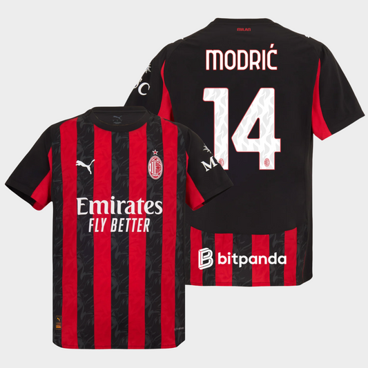 AC Milan 2025/26 local auténtica Modrić 14