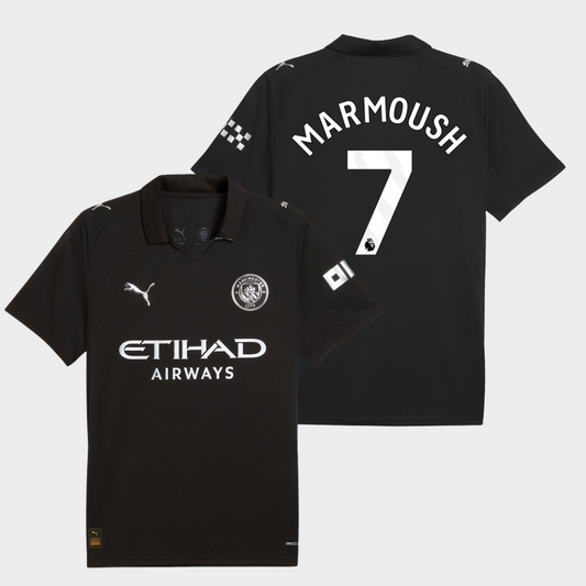 Manchester City 2025/26 visitante aficionado Marmoush 7