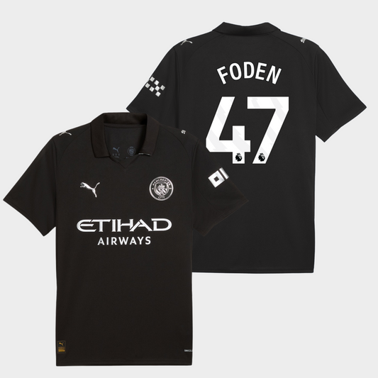 Manchester City 2025/26 visitante aficionado Foden 47