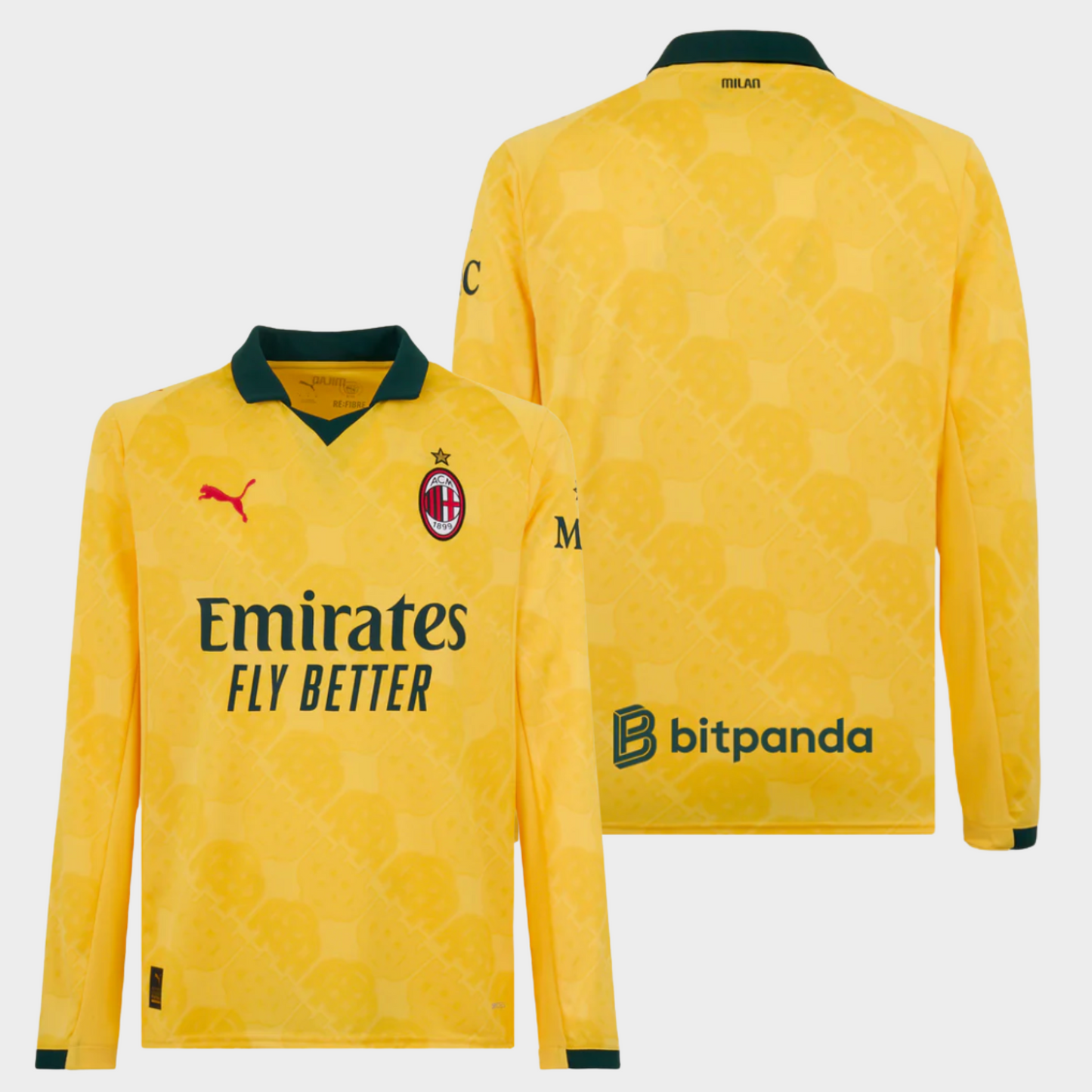 AC Milan 2025/26 alternativa manga larga aficionado