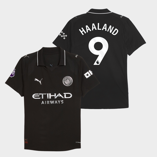 Manchester City 2025/26 visitante auténtica Haaland 9