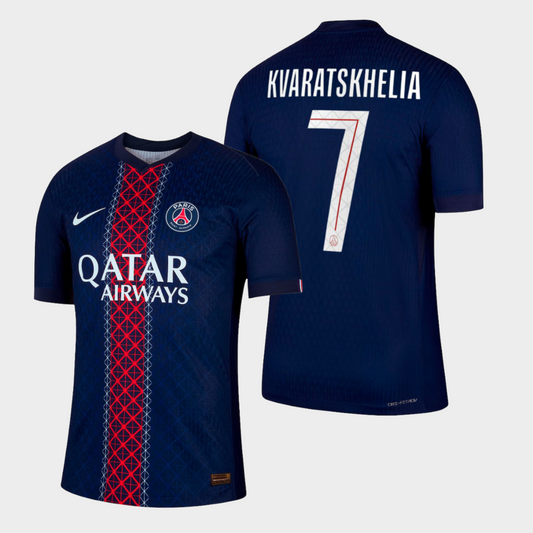 Paris Saint-Germain 2025/26 local auténtica Kvaratskhelia 7