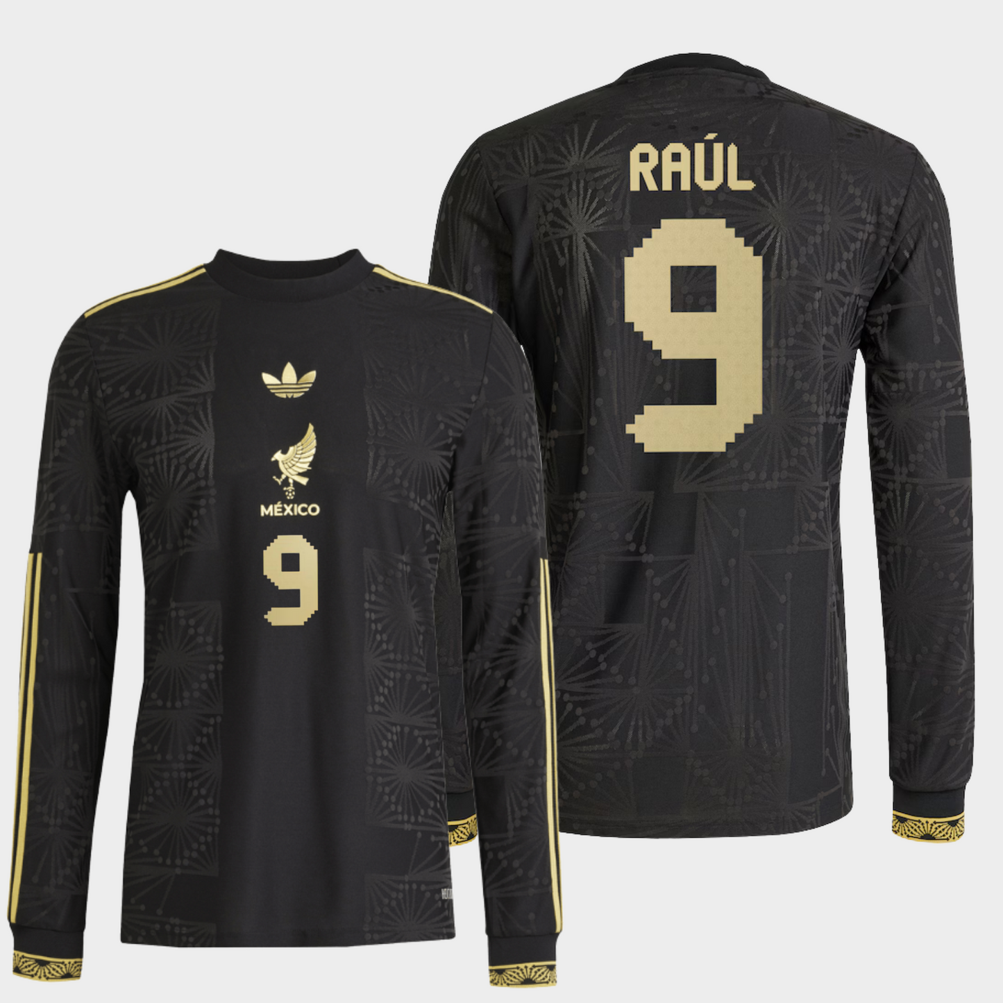 México 2025 local manga larga auténtica Raúl 9