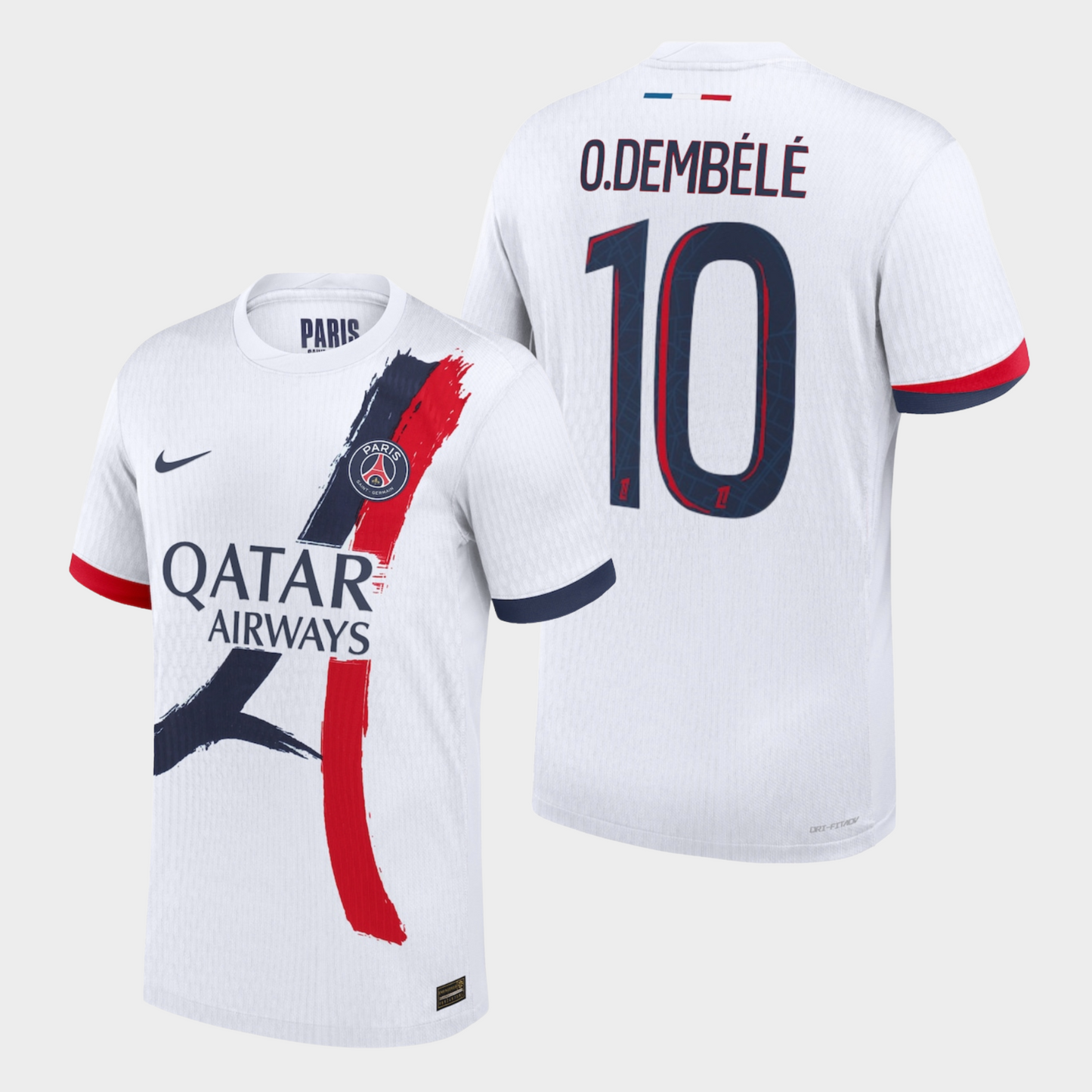 Paris Saint-Germain 2025/26 visitante auténtica O. Dembélé 10
