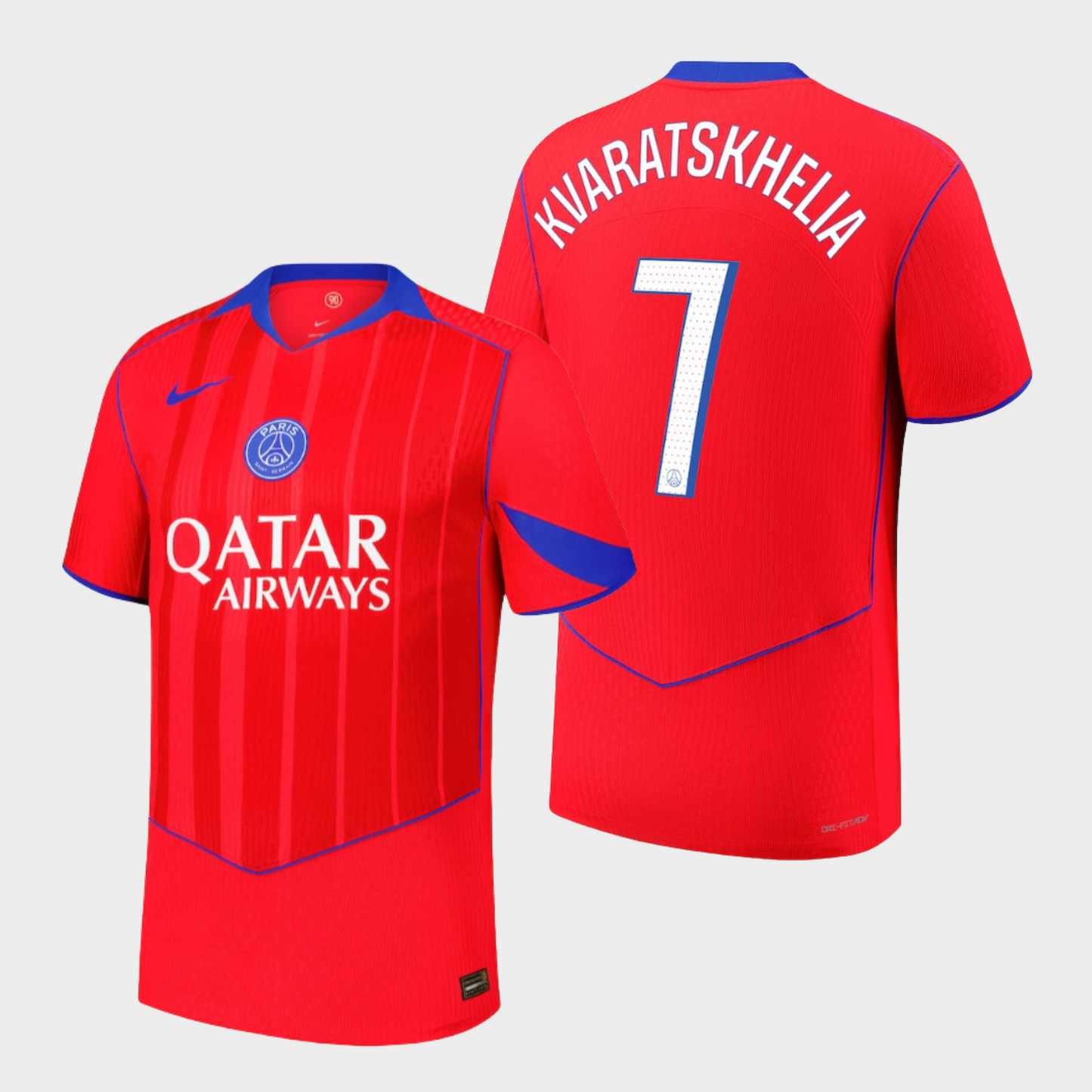 Paris Saint-Germain 2025/26 alternativa auténtica Kvaratskhelia 7