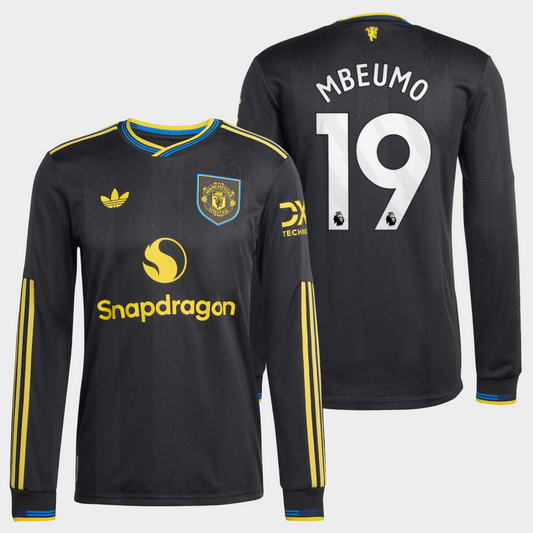 Manchester United 2025/26 alternativa manga larga auténtica Mbeumo 19