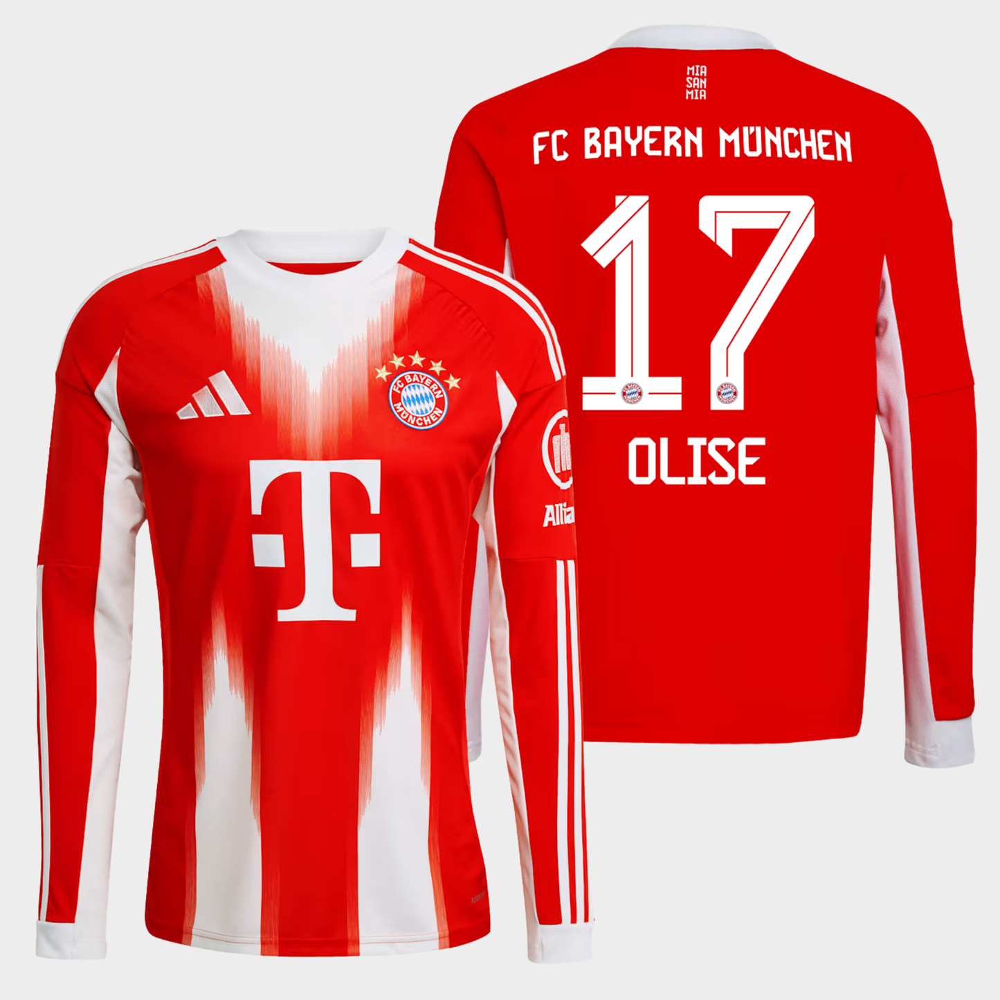 Bayern Munich 2025/26 local manga larga aficionado Olise 17
