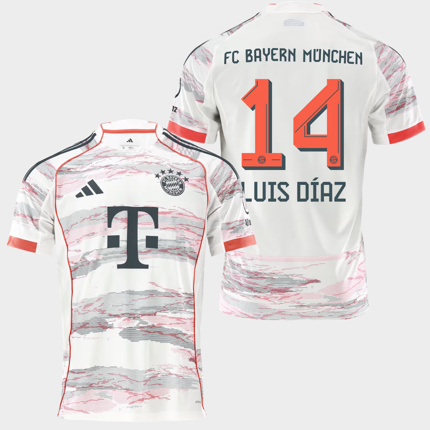 Bayern Munich 2025/26 visitante aficionado Luis Díaz 14