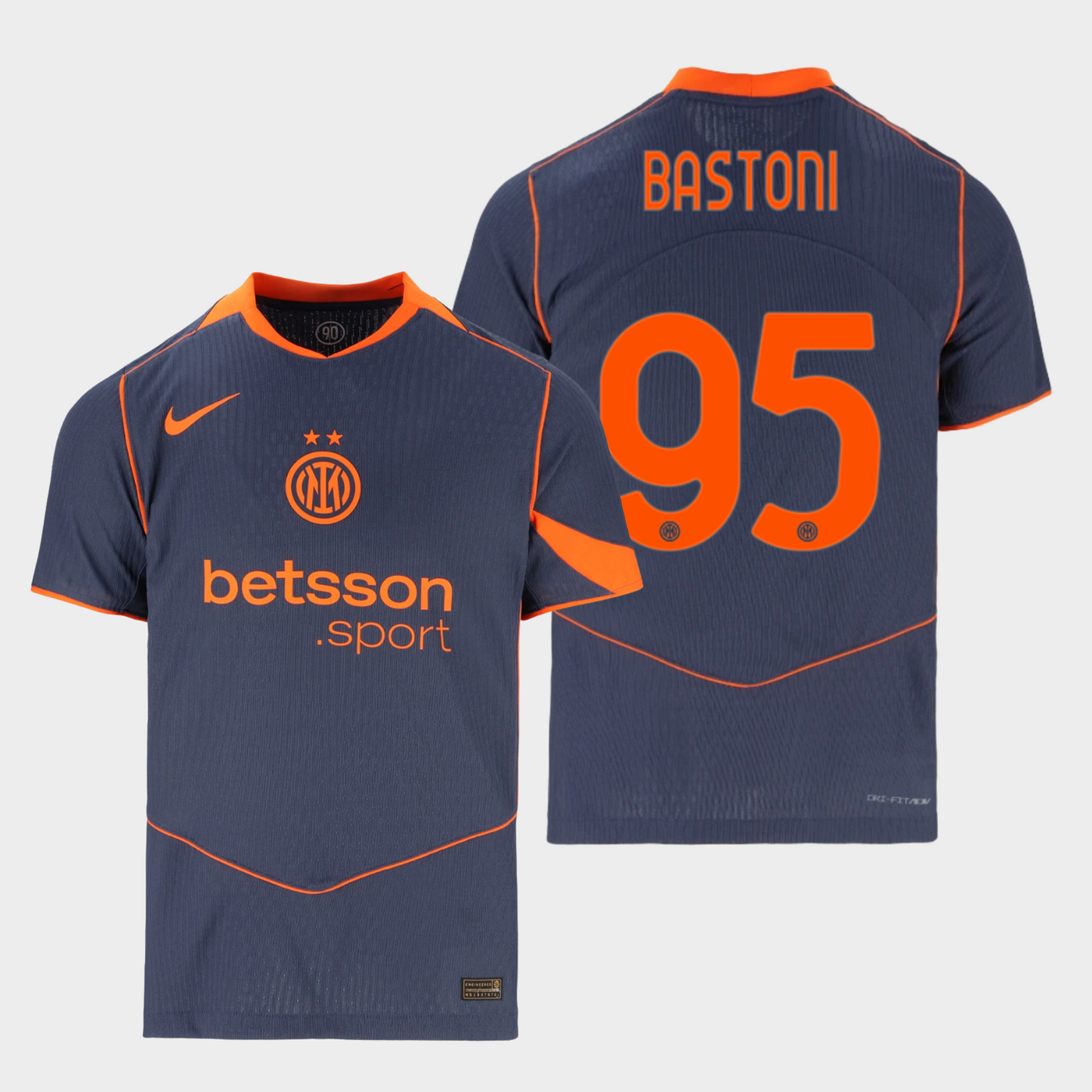 Inter Milan 2025/26 alternativa auténtica Bastoni 95