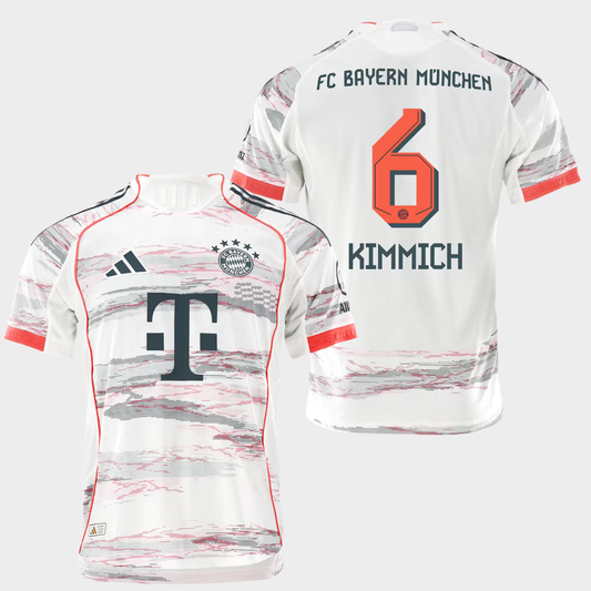 Bayern Munich 2025/26 visitante auténtica Kimimch 6