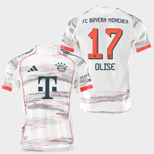 Bayern Munich 2025/26 visitante auténtica Olise 17