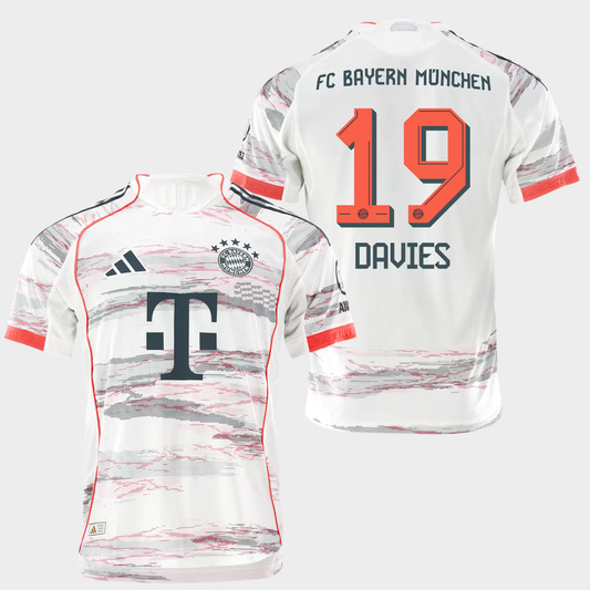 Bayern Munich 2025/26 visitante auténtica Davies 19