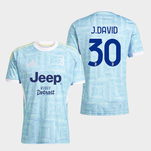 Juventus 2025/26 visitante aficionado J. David 30