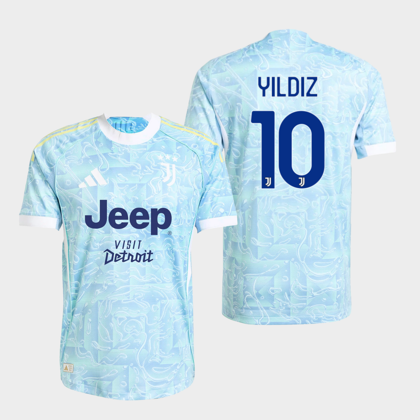 Juventus 2025/26 visitante auténtica Yildiz 10