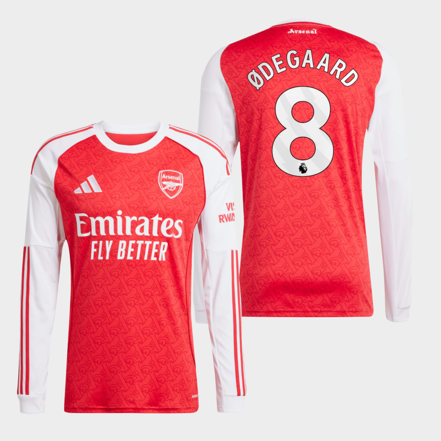 Arsenal 2025/26 local manga larga aficionado Ødegaard 8
