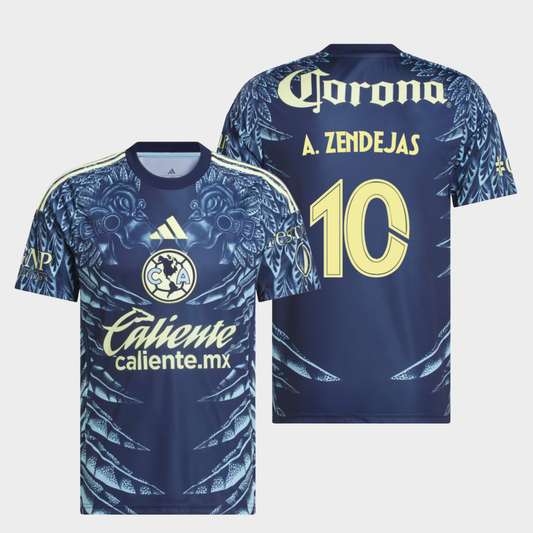 América 2025/26 visitante aficionado A. Zendejas 10