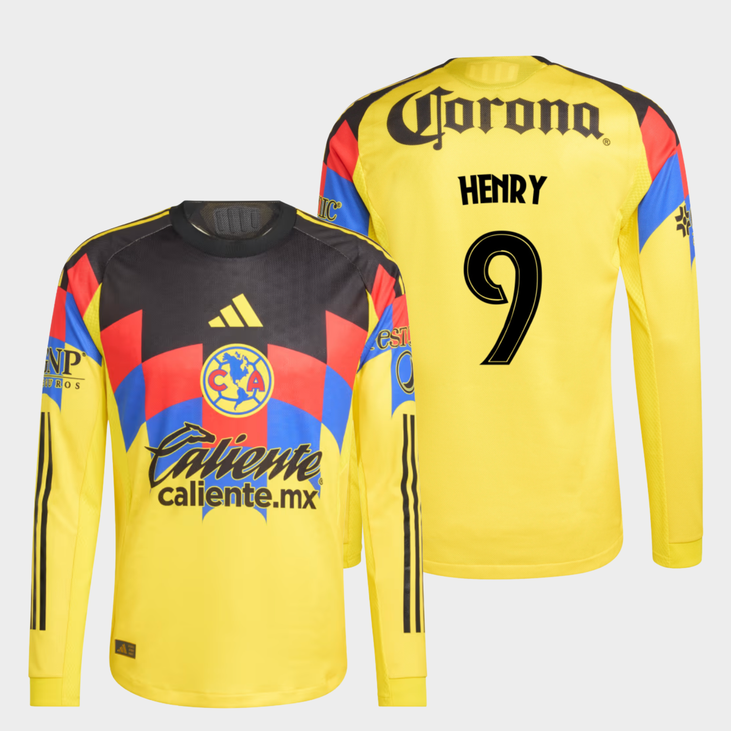 América 2025/26 local manga larga auténtica Henry 9