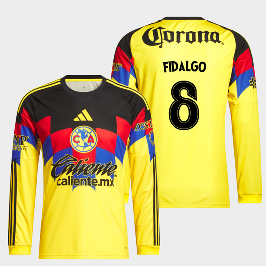 América 2025/26 local manga larga aficionado Fidalgo 8