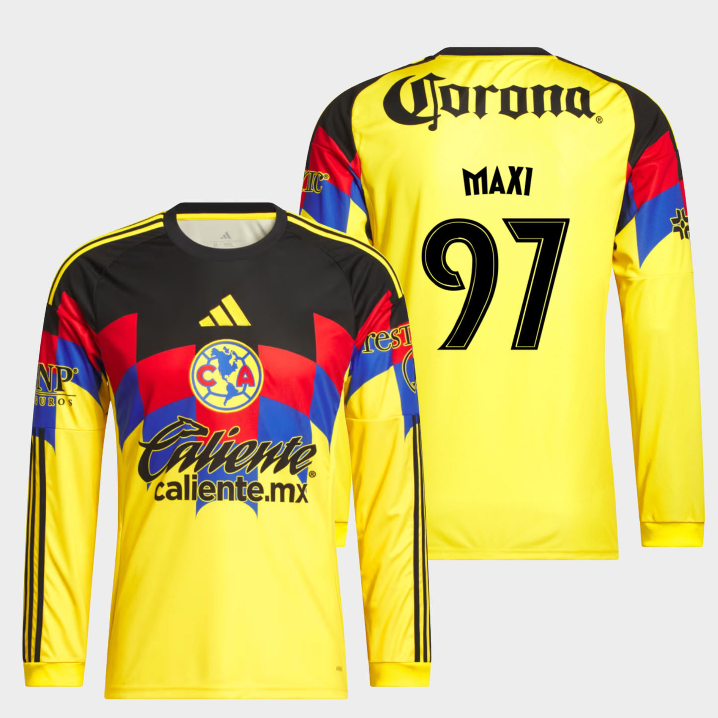 América 2025/26 local manga larga aficionado Maxi 97