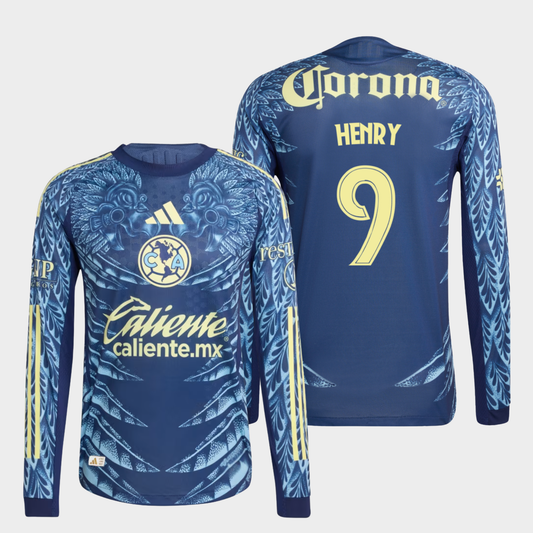 América 2025/26 visitante manga larga auténtica Henry 9