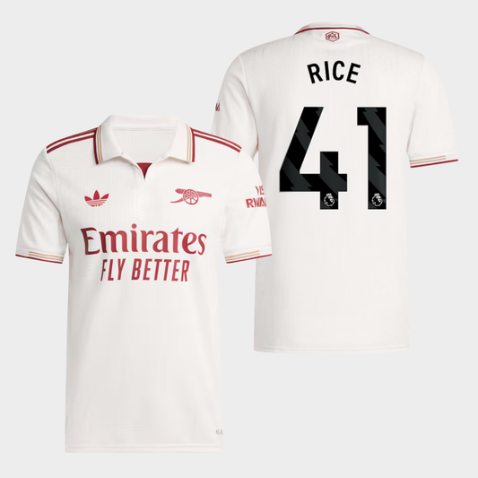 Arsenal 2025/26 alternativa auténtica Rice 41