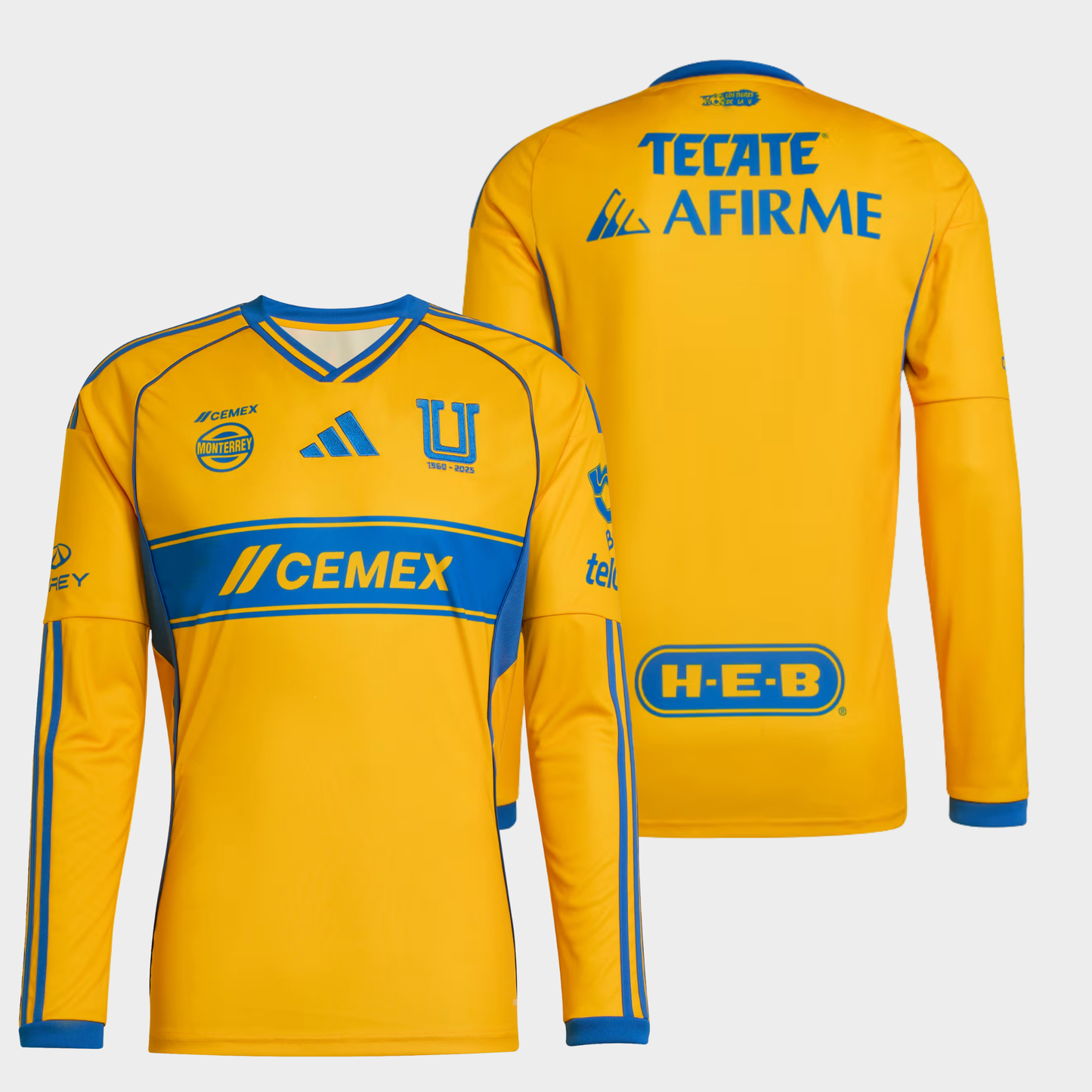 Tigres 2025/26 local manga larga aficionado