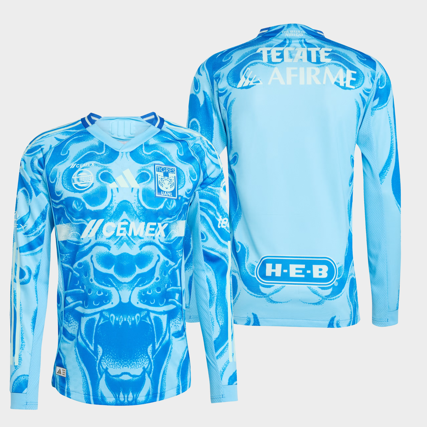 Tigres 2025/26 visitante manga larga auténtica