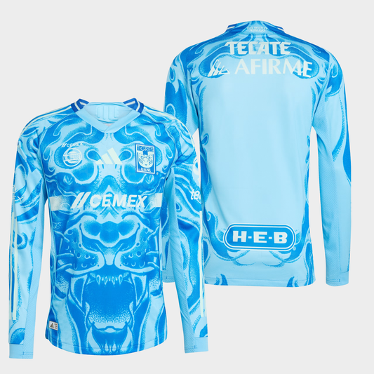 Tigres 2025/26 visitante manga larga auténtica