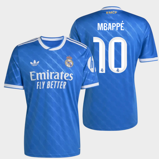 Real Madrid 2025/26 alternativa aficionado Mbappé 10