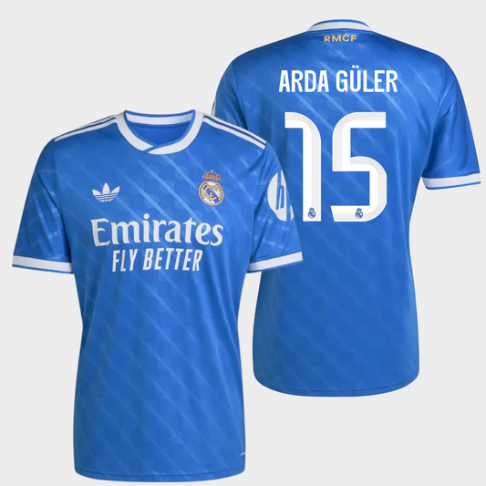 Real Madrid 2025/26 alternativa aficionado Arda Güler 15